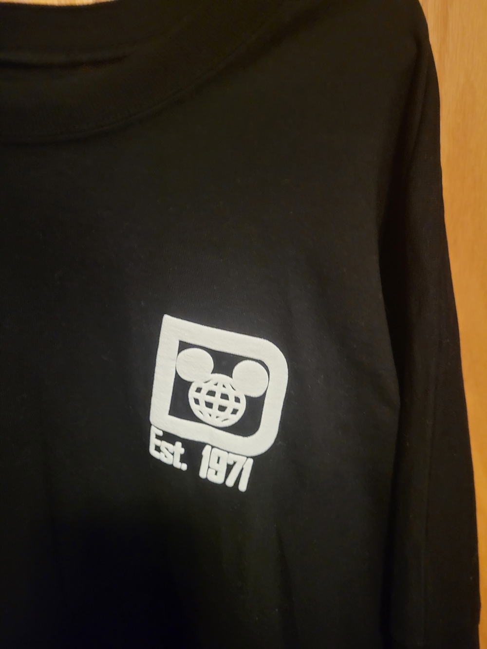 LRG Black Pullover with White Tag Detail